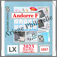 ANDORRE Franais 2023 - Anne Complte - AVEC Pochettes (1553)