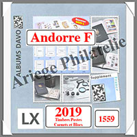 ANDORRE Franais 2019 - Anne Complte - AVEC Pochettes (1559)