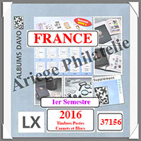 FRANCE 2016 - 1 er Semestre - 1ace - AVEC Pochettes (37156)