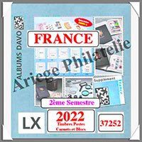 FRANCE 2022 + Reliure XIII et Boitier - 2 me Semestre - 1ace - AVEC Pochettes (37252-XIII)