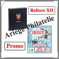 FRANCE 2022 + Reliure XII et Boitier - 2 me Semestre - 1ace - AVEC Pochettes (37252-XII)