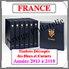 FRANCE Luxe - Album Timbres Découpés des Blocs et Carnets - 2013 à 2018 - AVEC Pochettes (FR-ALB-1B-2) Davo
