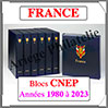 FRANCE Luxe - Album Blocs CNEP - 1980 à 2022 - AVEC Pochettes (FR-ALB-CNEP) Davo