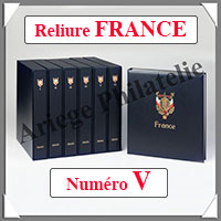 RELIURE LUXE - FRANCE N V et Boitier Assorti (FR-LX-REL-V