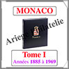 MONACO Luxe - Album N°1 - 1885 à 1969 - AVEC Pochettes (MONA-ALB-1) Davo