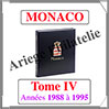 MONACO Luxe - Album N°4 - 1988 à 1995 - AVEC Pochettes (MONA-ALB-4) Davo