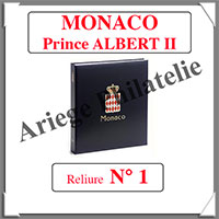 RELIURE LUXE - MONACO N I (Prince ALBERT II) et Boitier Assorti (MONA-LX-REL-IBIS)