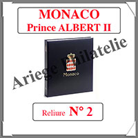 RELIURE LUXE - MONACO N II (Prince ALBERT II) et Boitier Assorti (MONA-LX-REL-2BIS)