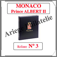 RELIURE LUXE - MONACO N III (Prince ALBERT II) et Boitier Assorti (MONA-LX-REL-3BIS)
