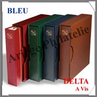 Reliure  APOLLO - DELTA A (A Vis) -  BLEU - Avec ETUI (313325 ou DELTASETBL)