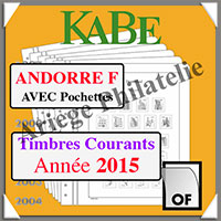 ANDORRE 2015 - Poste Franaise - AVEC Pochettes (OFN07F-15 ou 350824)