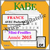FRANCE 2016 - Mini Feuilles (Bloc Chinois : Singe) - AVEC Pochettes (OFN15K-16 ou 366760 ) Kabé