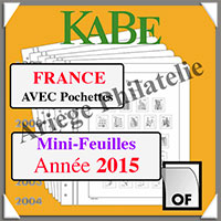 FRANCE 2015 - Mini Feuilles (Bloc Chinois : Chvre) - AVEC Pochettes (OFN15K-15 ou 353772)