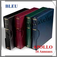 Reliure  APOLLO - DE (16 Anneaux) -  BLEU - Avec ETUI (316864 ou RBAPSETBL)