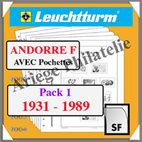 ANDORRE - Poste Franaise - Pack 1 - 1931  1989 (324965 ou 07F/1SF)