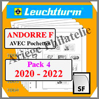 ANDORRE - Poste Franaise - Pack 4 - 2020  2022 (367005 ou 07F/4SF)