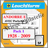 ANDORRE - Poste Espagnole - Pack 1 - 1928 à 2009 (321572 ou 07S/1SF) Leuchtturm