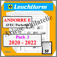 ANDORRE - Poste Espagnole - Pack 3 - 2020  2022 (367006 ou 07S/3SF)