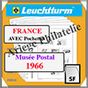 FEUILLES FRANCE SF Préimprimées - Musée Postal : 1966 (334203 ou 15MPSF) Leuchtturm