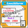 NOUVELLE CALEDONIE - Pack 2 - 1980  1989 (335357 ou 15NC/2SF) Leuchtturm