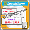 NOUVELLE CALEDONIE - Pack 3 - 1990 à 1999 (315762 ou 15NC/3SF) Leuchtturm