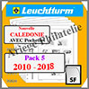 NOUVELLE CALEDONIE - Pack 5 - 2010 à 2018 (343035 ou 15NC/5SF) Leuchtturm
