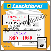 POLYNESIE FRANCAISE - Pack 2 - 1980  1989 (323088 ou 15PF/2SF)