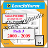 SAINT-PIERRE et MIQUELON - Pack 3 - 2000 à 2009 (346358 ou 15PM/3SF) Leuchtturm