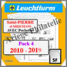 SAINT-PIERRE et MIQUELON - Pack 4 - 2010 à 2019 (343024 ou 15PM/4SF) Leuchtturm