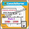 WALLIS et FUTUNA - Pack 2 - 1980 à 1999 (328758 ou 15WF/2SF) Leuchtturm
