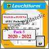 WALLIS et FUTUNA - Pack 5 - 2020 à 2021 (367233 ou 15WF/5SF) Leuchtturm