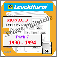 MONACO - Pack 7 - 1990  1994 (320512 ou 16/7SF)
