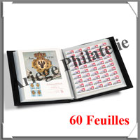 Album pour 120 DOCUMENTS - Avec 60 Feuilles Transparentes Fixes (342494  ou ALBDOC60)