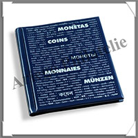 Album  Pages FIXES - Avec 10 Feuilles - Pour 200 Cartons Monnaies 5x5 cm (345988 ou ALBKR200)