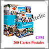 Album pour CPM - 200 CARTES POSTALES - Avec 50 Feuilles Transparentes Fixes (342620 ou ALBPK2D) Leuchtturm