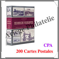 Album pour CPA - 200 CARTES POSTALES - Avec 50 Feuilles Transparentes Fixes (348002 ou ALBPK2HIST)