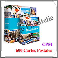Album pour CPM - 600 CARTES POSTALES - Avec 50 Feuilles Transparentes Fixes (342621 ou ALBPK6D)