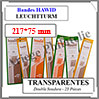 HAWID Bandes Transparentes : 217x75 mm - Double Soudure (316874) Leuchtturm