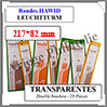 HAWID Bandes Transparentes : 217x82 mm - Double Soudure (303262) Leuchtturm