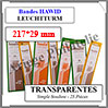 HAWID Bandes Transparentes : 217x29 mm - Simple Soudure (328498) Leuchtturm