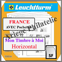 FEUILLES FRANCE Neutres - Mon Timbre à Moi - Horizontal (330234 ou BL15PHSF)