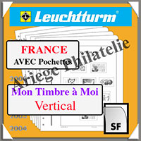 FEUILLES FRANCE Neutres - Mon Timbre à Moi - Vertical (310809 ou BL15PVSF)