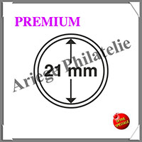 CAPSULES PREMIUM pour PIECES de 21 mm - Boite de 10 (345023 ou CAPSP21)
