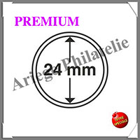 CAPSULES PREMIUM pour PIECES de 24 mm - Boite de 10 (345029 ou CAPSP24)