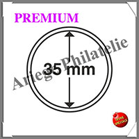 CAPSULES PREMIUM pour PIECES de 35 mm - Boite de 10 (345043 ou CAPSP35)