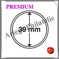 CAPSULES PREMIUM pour PIECES de 39 mm - Boite de 10 (345047 ou CAPSP39)