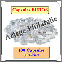 CAPSULES pour EUROS en Assortiment - Bote de 100 Capsules (323405 ou CAPSSORT1)