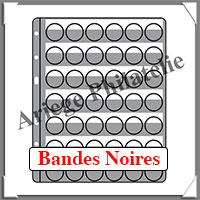 Pages GRANDE Champagne - NOIRES - Set de 5 Pages (42 Cases) + 5 Intercalaires (305080 ou CHAMP42S)