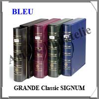 Reliure GRANDE SIGNUM Classic - AVEC Etui assorti - BLEU ROI - Reliure Vide (302901 ou CLGRSETBFBL)