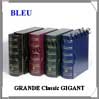 Reliure GRANDE GIGANT Classic - AVEC Etui assorti - BLEU ROI - Reliure Vide (301901 ou CLGRSETGBL) Leuchtturm